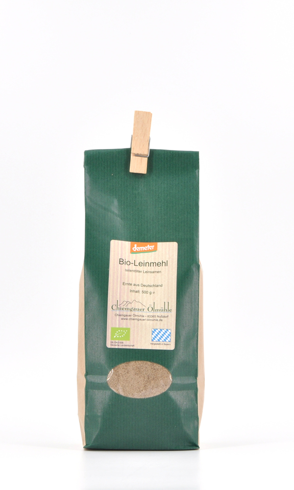 Produktbild: Bio-Leinmehl 500g - Demeter