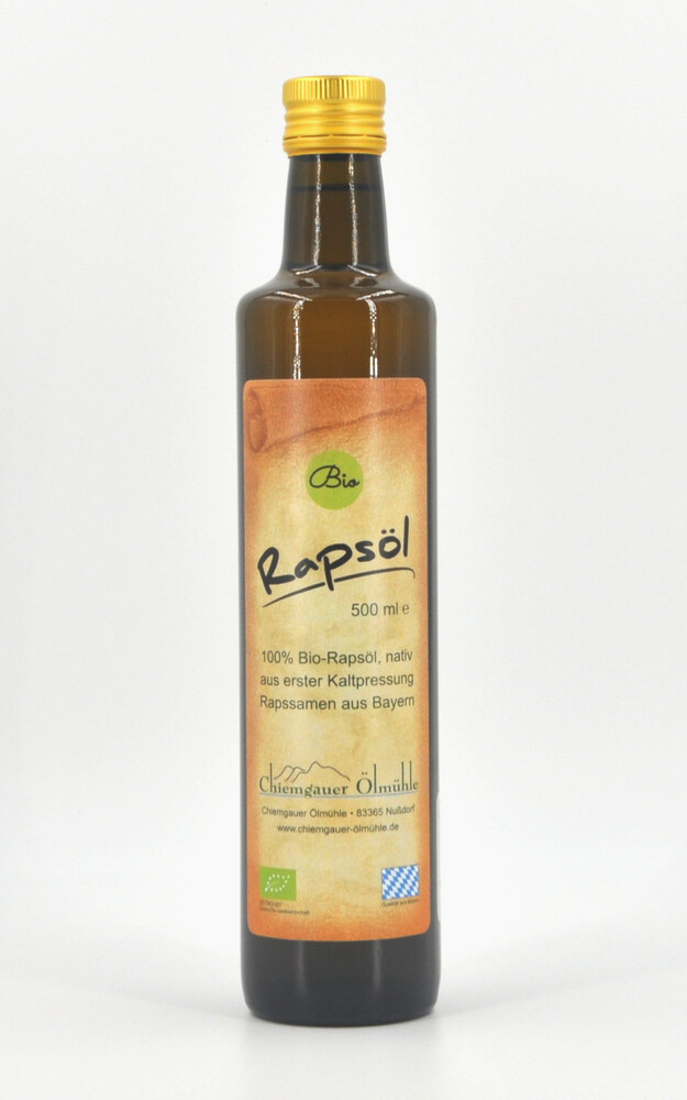 Produktbild: Bio-Rapsöl 500ml